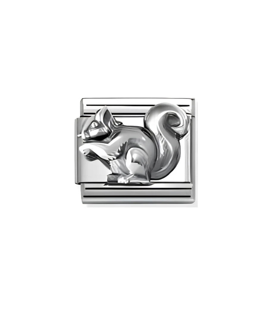 330114/06 NOMINATION SILVER SQUIRREL CHARM