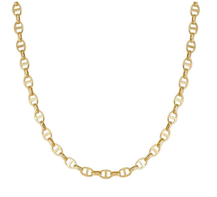 134309/012 Nomination Ecclettica Gold Colour Steel Navy Chain Necklet