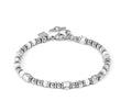 027935/048 NOMINATION INSTINCT STEEL WHITE HOWLITE BRACELET - INSTINCTSTYLE