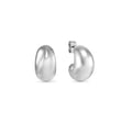 134314/001 Nomination Ecclettica Silver Steel Moon Hoop Earrings