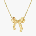 134310/012 Nomination Ecclettica Gold PVD Plated Steel Bow Necklet