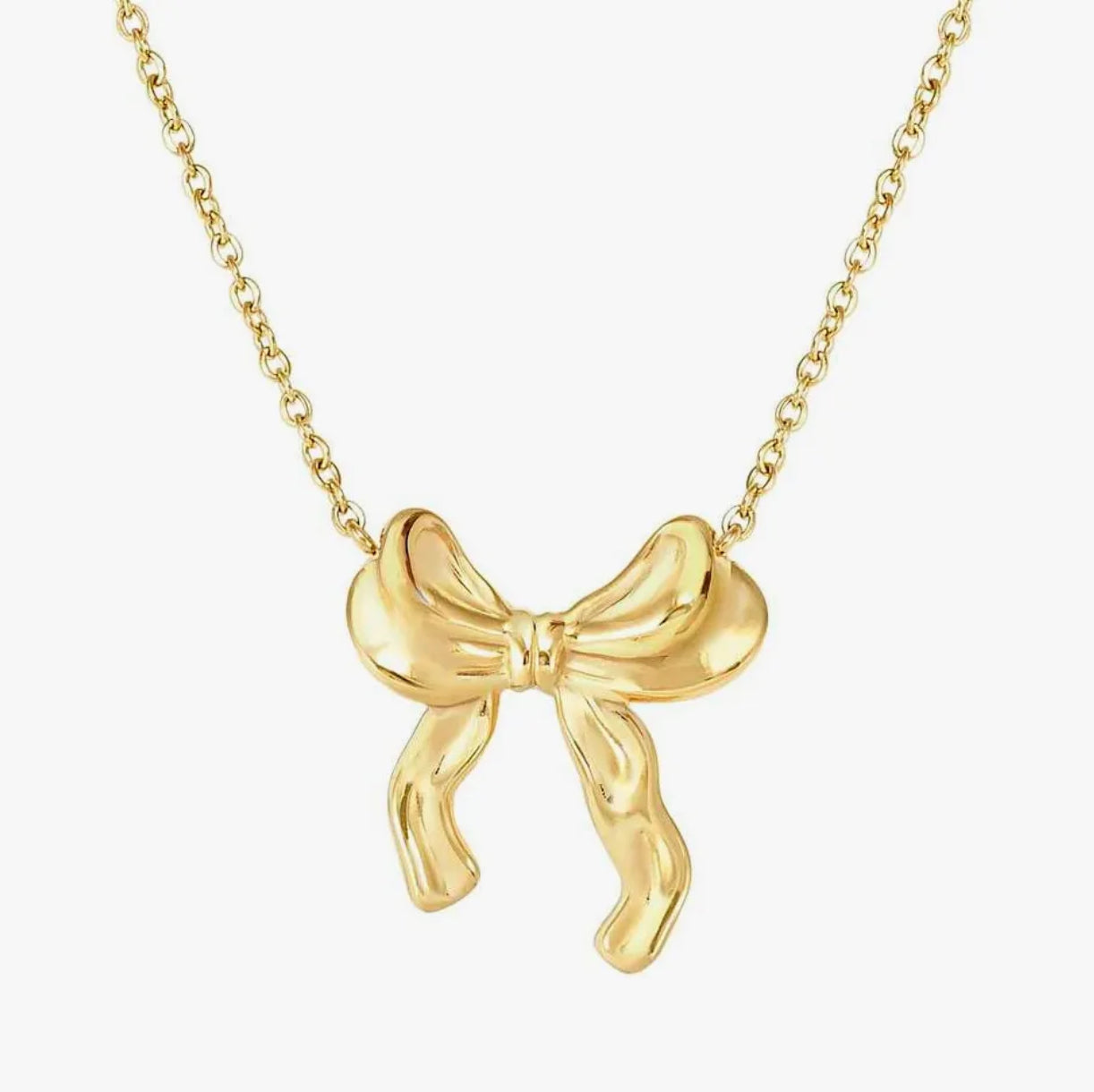 134310/012 Nomination Ecclettica Gold PVD Plated Steel Bow Necklet