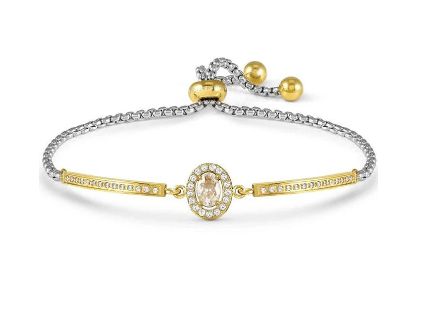 029802/038 SS GP OVAL CZ TASSLE BLET - ROYAL DREAM