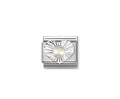 330508/13 NOM PEARL DIA CUT HEART - SILV SH
