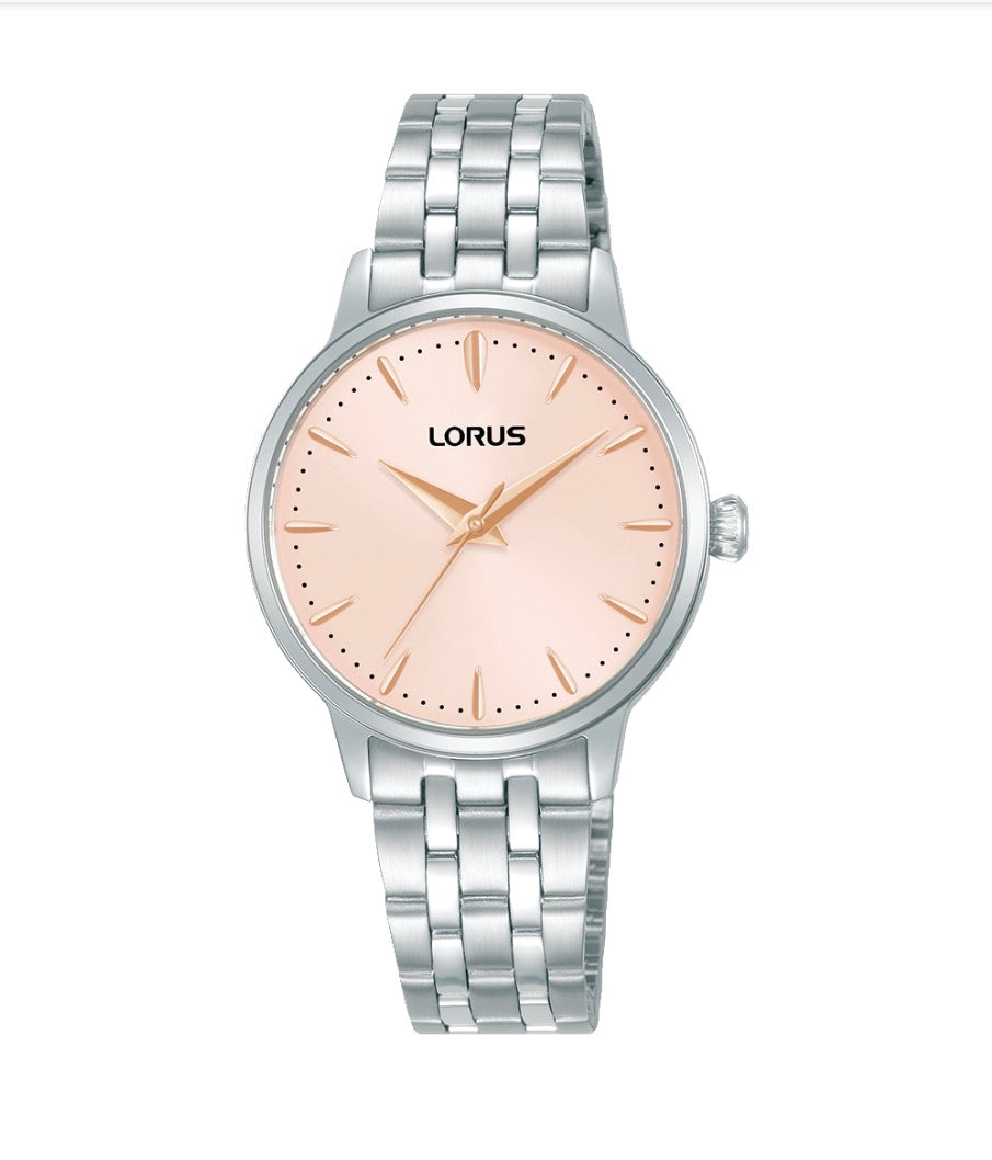 LDS SS LORUS RND PINK DL.SB BW