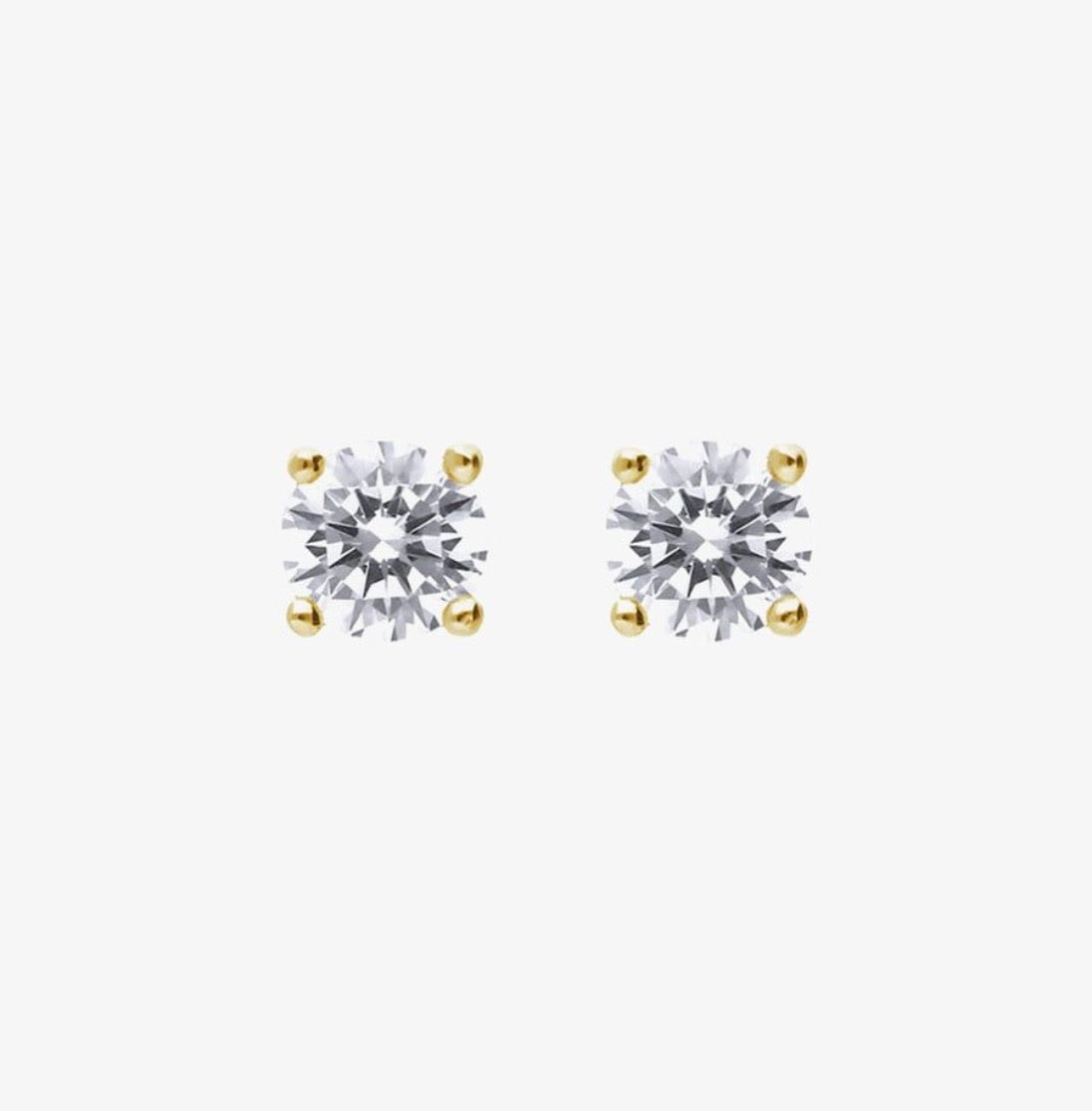 SILV GP ZIRC DIAMONFIRE SOLIT CLW STUD ER