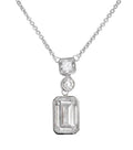 SILV ZIRC DIAMONFIRE EMERALD PRINCESS PEND & CH.