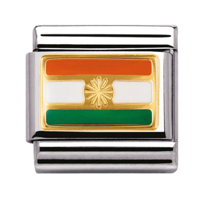 030236/17 NOM INDIA FLAG ENAMEL - ASIA FLAGS