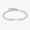 NOM SEIMIA SILVER BEAD BAR BRACELET