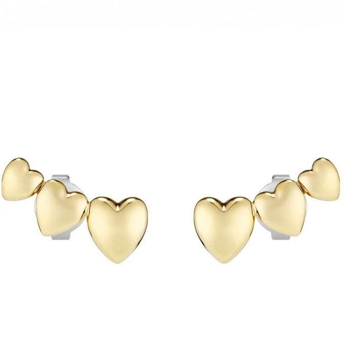 SS GP 3 MINI HEART STUD ER .