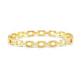029510/012 NOM GP SS CHAIN WHT CZ LRG - PRETTY BANGLES