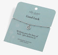 SILV WHISPER GOOD LUCK TRACE BEAD BLET