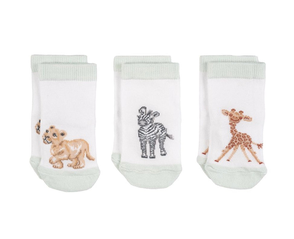 LITTLE SAVANNAH 0-6MONTH BABY SOCKS