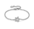 134000/023 SS DAMORE CZ STAR BEAD LINK BLET