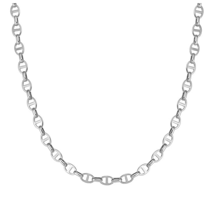 134309/001 Nomination Ecclettica Steel Navy Chain Necklet