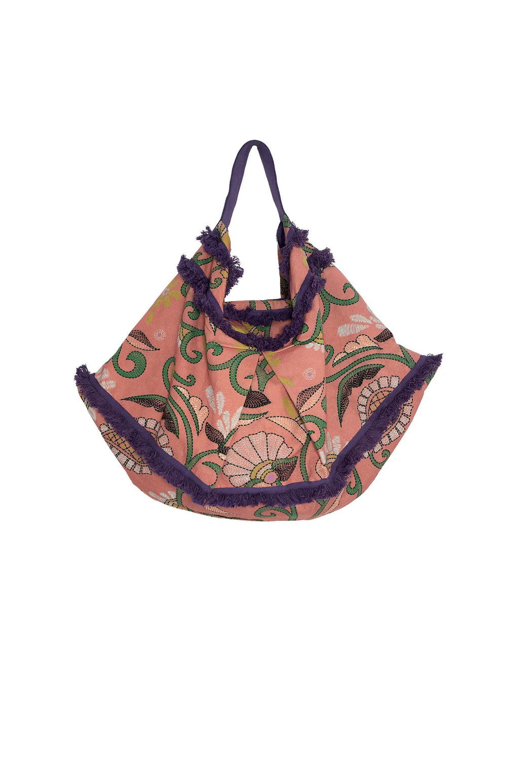 GIANT KANTHA DUSK SLOUCHG BAG by 100 Stars | BSLKANDUS