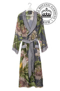 KEW GREY PASSION FLOWER DUSTER COAT by 100 Stars