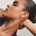 THOMAS SABO SILVER CZ TOGETHER STUD EARRINGS - H2352-051-14