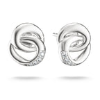 THOMAS SABO SILVER CZ TOGETHER STUD EARRINGS - H2352-051-14