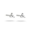 THOMAS SABO SILVER 3 CZ SMALL STUD EARRINGS - H2368-051-14