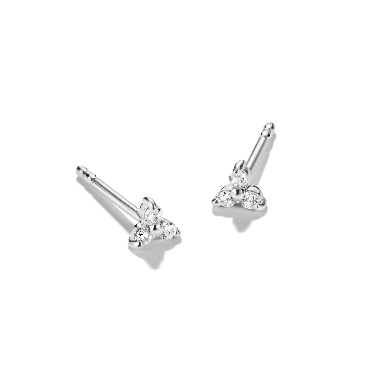 THOMAS SABO SILVER 3 CZ SMALL STUD EARRINGS - H2368-051-14