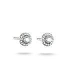 THOMAS SABO SILVER SMALL RND CZ SET STUD EARRINGS