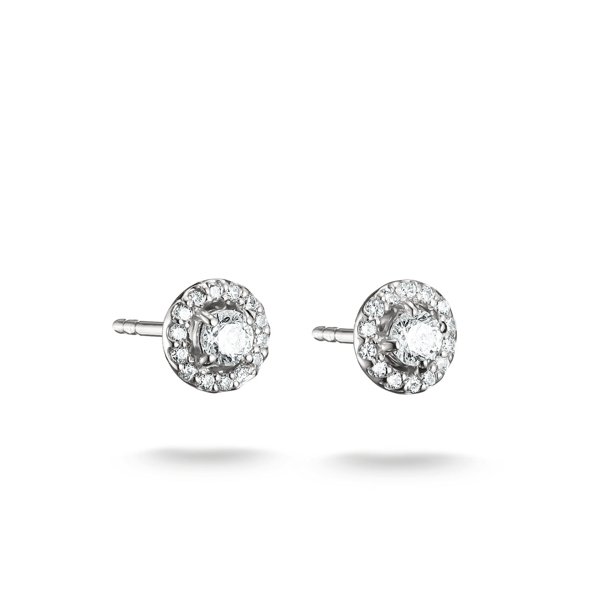 THOMAS SABO SILVER SMALL RND CZ SET STUD EARRINGS