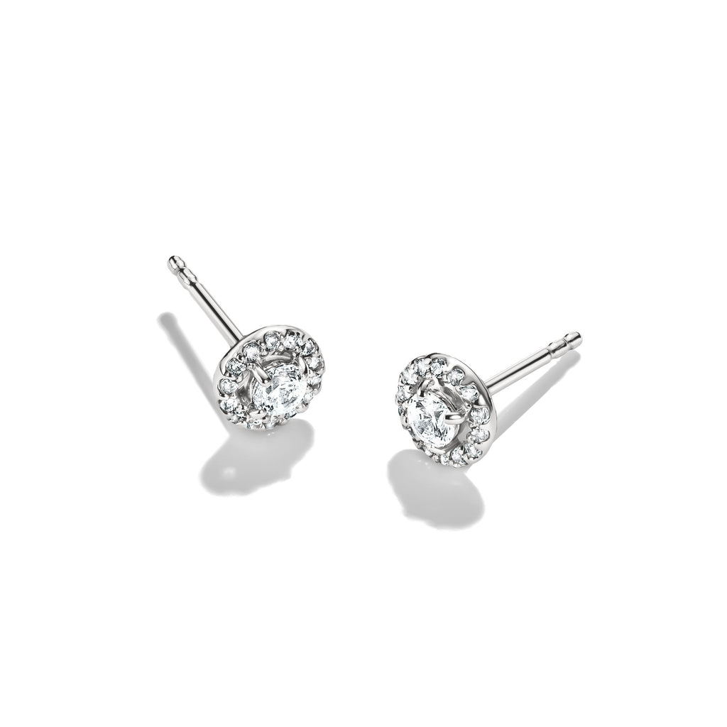 THOMAS SABO SILVER SMALL RND CZ SET STUD EARRINGS