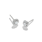 THOMAS SABO SILVER SMALL RND CZ SET STUD EARRINGS