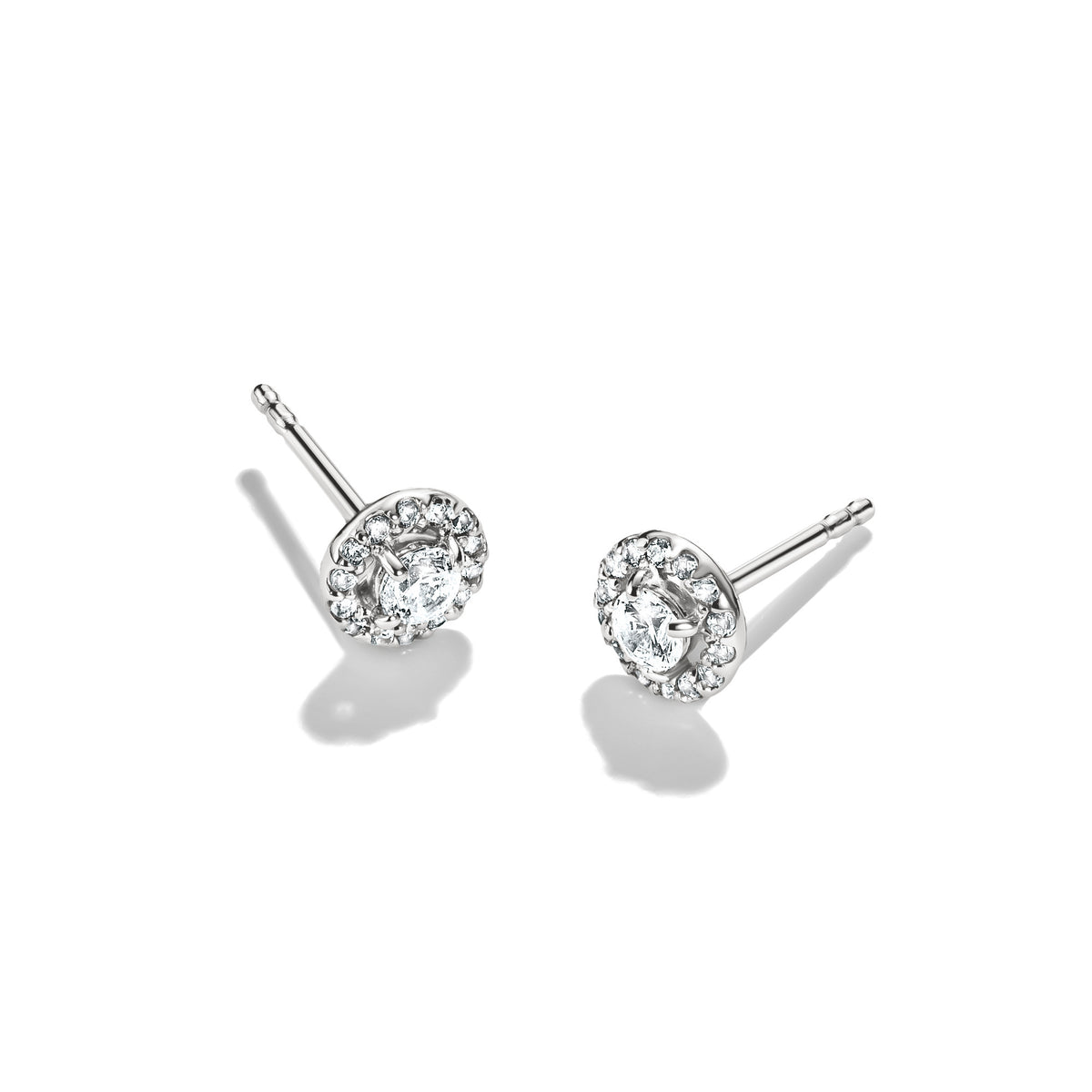 THOMAS SABO SILVER SMALL RND CZ SET STUD EARRINGS