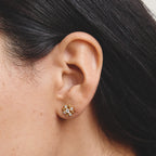 THOMAS SABO SILVER WHT CZ SET STAR STUD EARRINGS