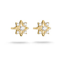 THOMAS SABO SILVER WHT CZ SET STAR STUD EARRINGS