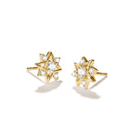 THOMAS SABO SILVER WHT CZ SET STAR STUD EARRINGS