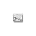 NOM DIAMOND APRIL BIRTHSTONE SILV SH - SYMBOLS