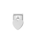 NOM HEART PENDANT SILV - CHARMS PLATE - 331801-02 - BES