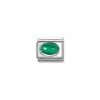 330510/48 NOM MALACHITE - SILV SH - STONE SYMBOLS