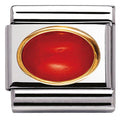 030502/11 NOM OVAL RED CORAL - OVAL HARD