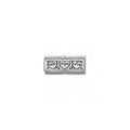 330710/11 NOM DOUBLE ENGRAVED FAITH HOPE & LOVE SIL
