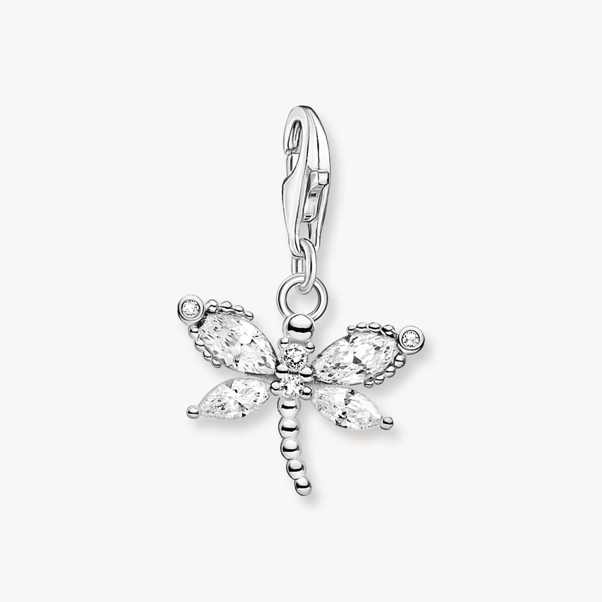 T SABO SILV CZ DRAGONFLY CHARM
