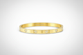 029504/006 NOM SS GP HEART PAVE WHT CZ LRG - PRETTY BANGLES