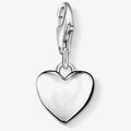 T SABO SILV PL HEART PEND CHARM