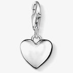 T SABO SILV PL HEART PEND CHARM