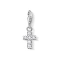 T SABO SILV CZ CROSS PENDANT CHARM