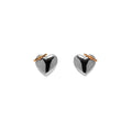 SS SILV CLASSIC KNOT HEART STUD