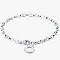 SABO SMALL SILV OVAL BELCHER CHARM CLUB BLET