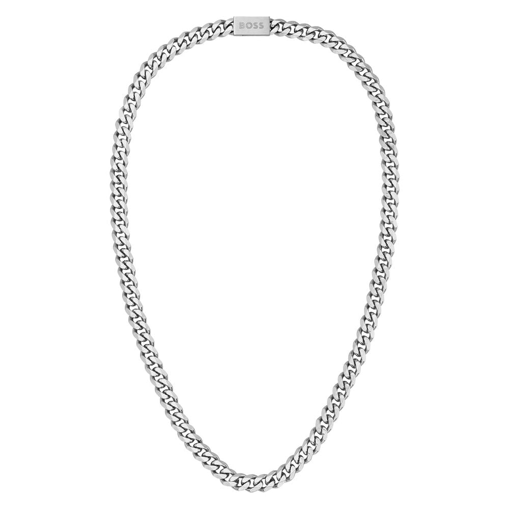 GNTS SS BOSS CLASP HW CURB CHAIN