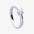 SILV ZIRC DIAMONFIRE 0.50.CT SOLITAIRE SIZE 17