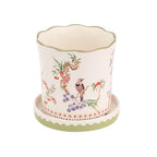 C KIDSTON SPRING BIRDS PLANT POT & TRAY