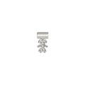 NOM SEIMIA SILVER BABY GIRL CZ SYMBOLS