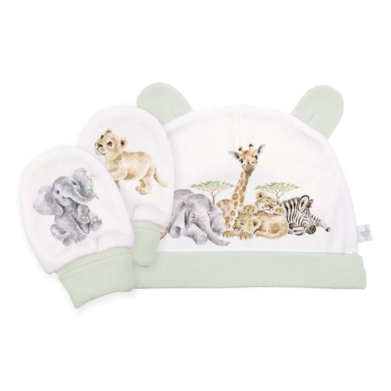 LITTLE SAVANNAH HAT & MITTEN SET